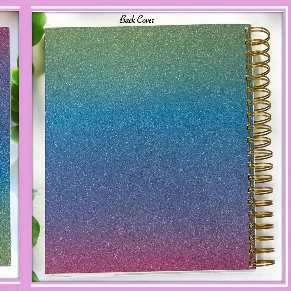 2026 Aurora Boreal Gradient Daily/Monthly Planner Gift Set